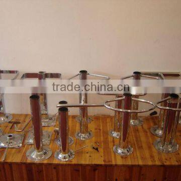 Chromed bar chair parts