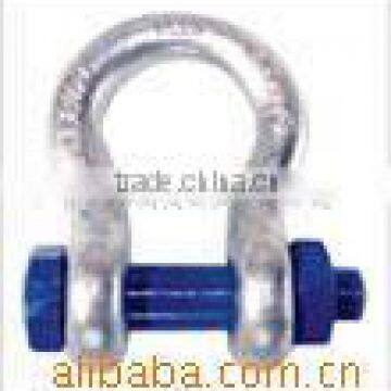 M4 electric galvanized alloy steel bow shackle