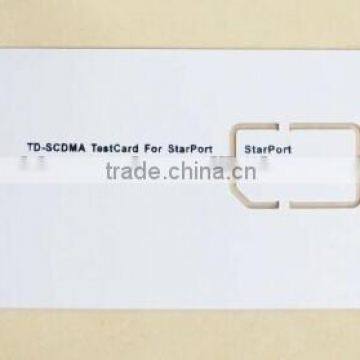 3G TD-SCDMA Test SIM Card For StarPort Test Instrument