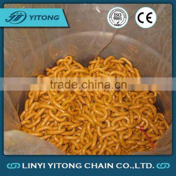 Galvanized g80 Lifting Steel Chains For Electric Hoists