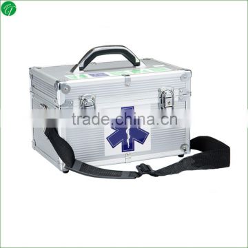 Aluminum metal emergency first aid kit