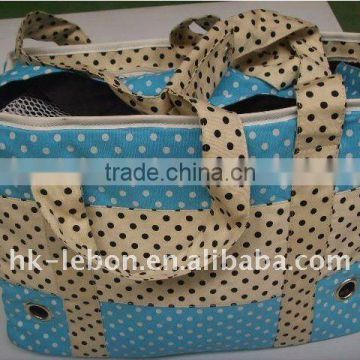 Portable Pet carriers Dog bags and cages with Interior removable cushion