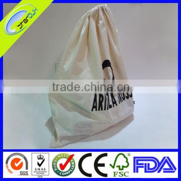 Wholesale Customized Cotton Fabric Drawstring Bag