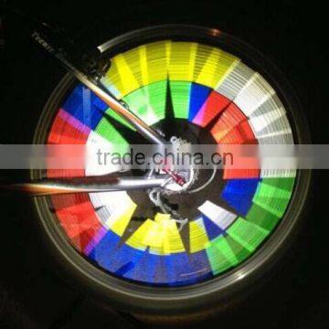Decorative Bicycle Accessories Wheel Spoke Reflector / Reflective Warning Strips photo-6