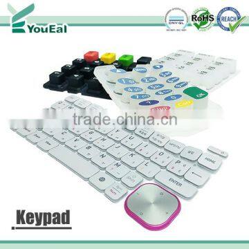 Plastic + Rubber Keypad With Silk Screen Printing and UV Coating photo-5