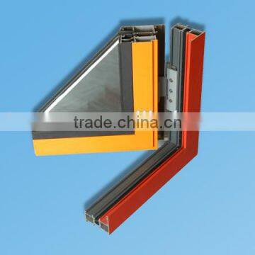 double glaze aluminium profile for windows and doors frame