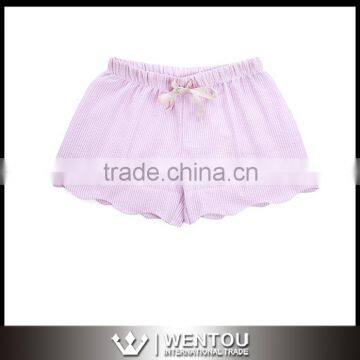 Wholesale Scalloped Seersucker Shorts