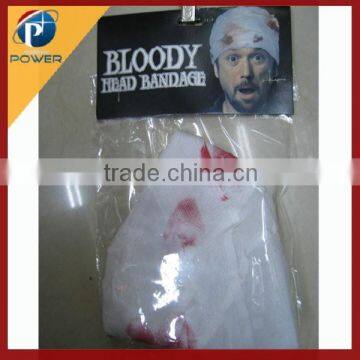 2015 yiwu factory cheap halloween bloody gauze bandage