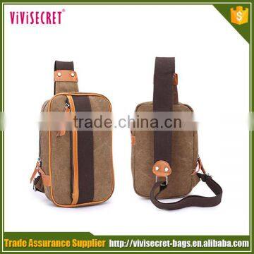 Vivisecret Fashion Style Men Top Quality Canvas Shoulder Bag photo-5