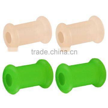 Silicone hollow green ear tunnel plug jewelry piercing