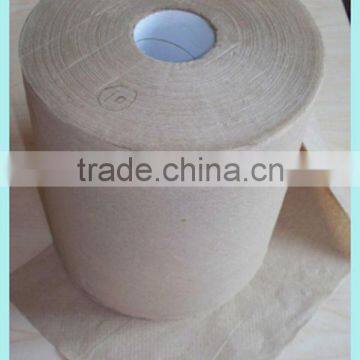 China manufacture center feed brown towel paper roll