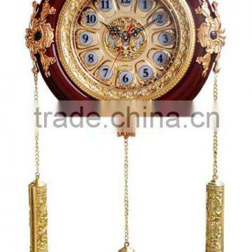 Religious Wall clock with Plastic pendulum