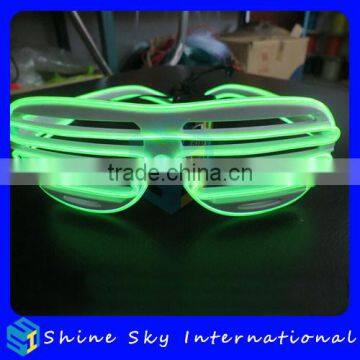 Fashion Design Frame Hot Selling EL Wire Led Glasses