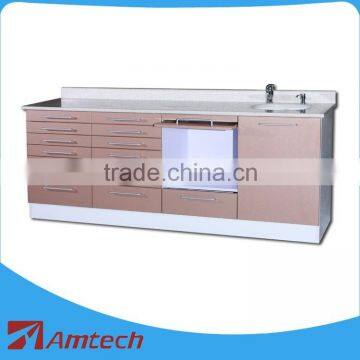 Wooden Material AM-14 Dental Drawer cabinet furniture for clinic hospital from China