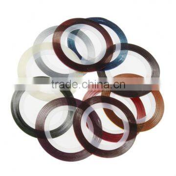 Mixed Color Rolls Glittered Striping Tape Line DIY Nail Art Tips Decoration Sticker Nail Tape