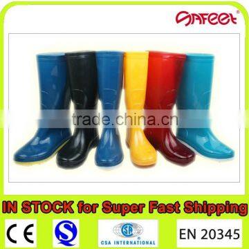 Factory Cheap PVC Rain Boots, Wellington Rain Boots for SA-9806