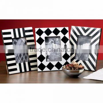 Photo Frame /High Quality Bone & Resin Photo Frame 2016 New Design, ox Bone + MDF Newest Photo Frame, Photo Picture Frame photo-4