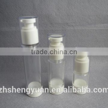 empty cosmetic 15ml airless pp bottle wholesale