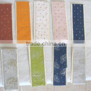 100% cotton transparent Indian manufactured organza with glitter print beautiful fancy carry bag for lingerie/perfume/toys.