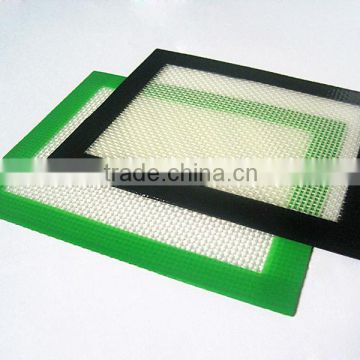 wholesale FDA food grade non stick 4x5" non-stick platinum cured small oil dab silicon bho mats