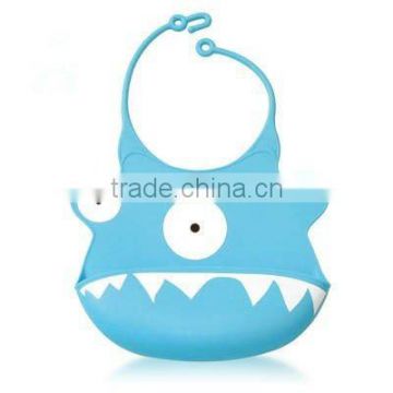 2012 animal shape silicon baby bib