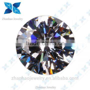 factory price shinning star cut white round cutting cz stone