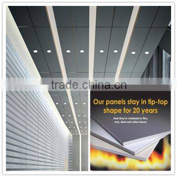 China supplier B1 grade fireproof ceiling panel ACP