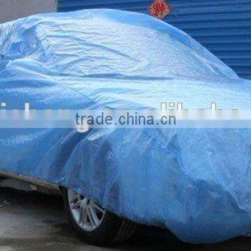 waterproof car cover, PE material tarpaulin cover