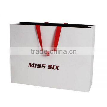 luxury brand promotion paper bag,name brand shopping bags,cheap paper shopping bags