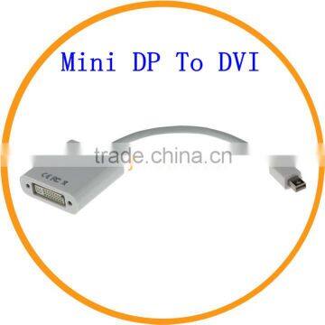 High Definition Mini Display Port DP To DVI Adapter Cable For Apple Macbook Pro from Dailyetech