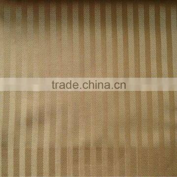 Polyester jacquard damask stripe gold table cloth round and rectangle table linen table cover