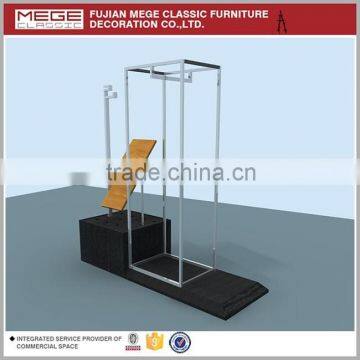 high end garment shop window display props showroom hangers