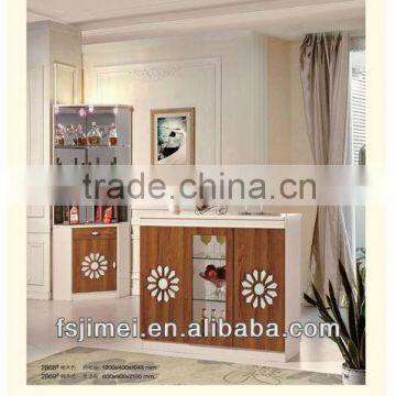 Modern MDF Wine Cabinet and Bar Table