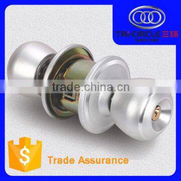 High Quality Tri-Circle Aluminium Cylindrical Knob Lock 2288-SL