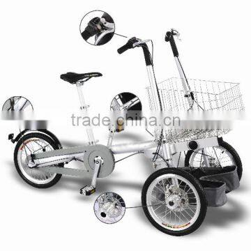 3 Wheel Small Electric Shopping Carts With Big Shopping Basket photo-6