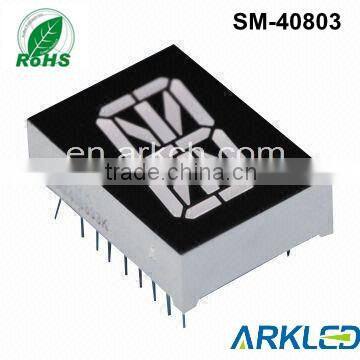 16 segment led display with super red for elevator