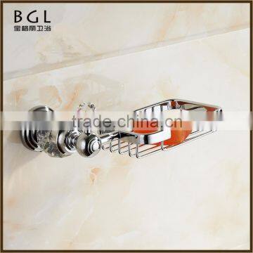 No.11300New Design Brass And Crystal Chrome Finishing 6pcs Accessories Bathroom Set photo-5