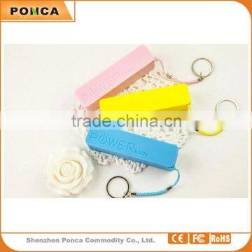 Promotional Gift OEM factory wholesale 2600mah mobile lipstick power bank