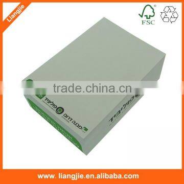 Office Popular 4 Sides Printing Custom Logo Memo Cube for Promotion