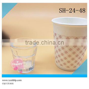 Hot Selling Clear Tube Cup Japan Glass (Made in China)