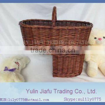 CARTON Fair hot sale handmade willow stair basket