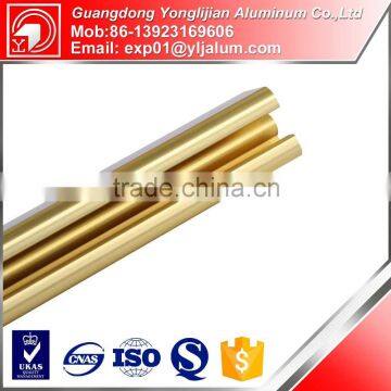 Golden Polished Aluminum Extrusion Profiles for Sliding Door Wardrobes photo-5