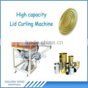 High-speed Curling Machine for Automatic Tinplate Can End/Lid Cap Making/Production Line