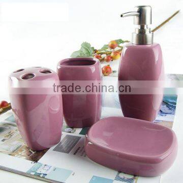 ceramic bathroom set 4pcs bathroom set