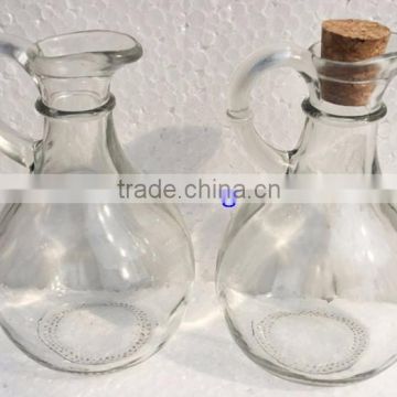 Oil Glass Bottle with Cork