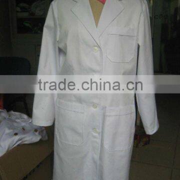 HOT selled 100%cotton handmade hospital doctor coat (OEM)