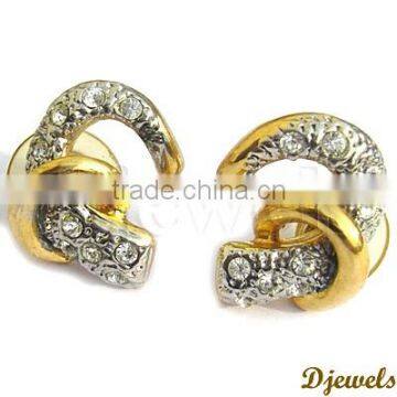 Fish Shape Diamond Earrings, Latest Diamond Earrings, Wedding Earring Jewelry photo-3