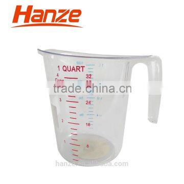 32OZ Food Grade Plastic PS Measuring Cup For Kitchen Utensils