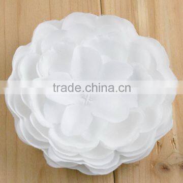 Hot Sale Peony Flower Artificial Flowers Accessory Handmade Artificial Silk Fabric Peony Hair Flowers For Hair Dress Decoration photo-2