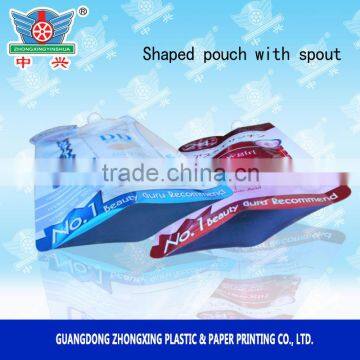 5g Cosmetic Bag of Shaped Stand up Pouch With Spout
